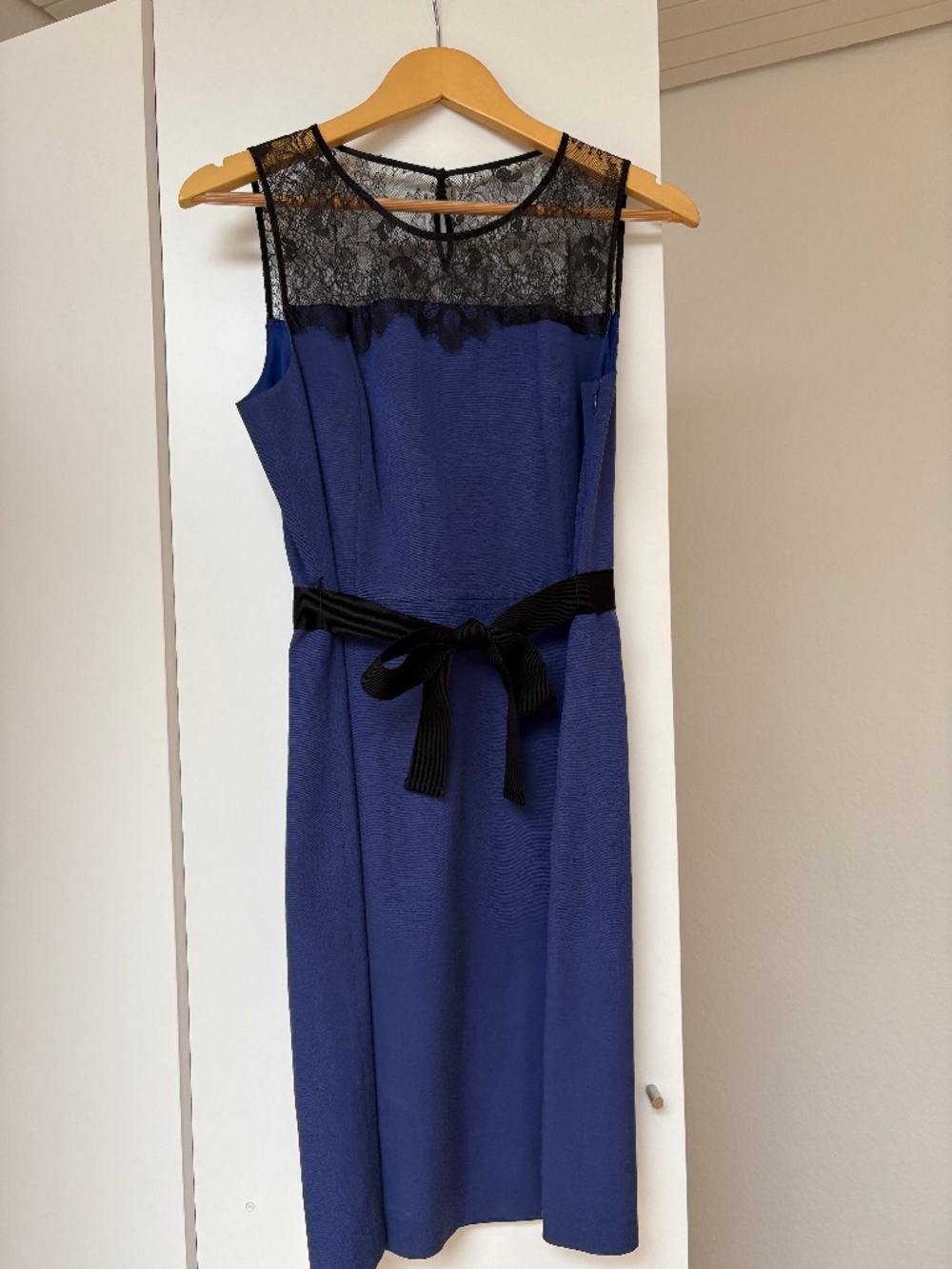 Maison 123 Paris Royal Blue Dress with Matching Jacket - Size French 40/US 8